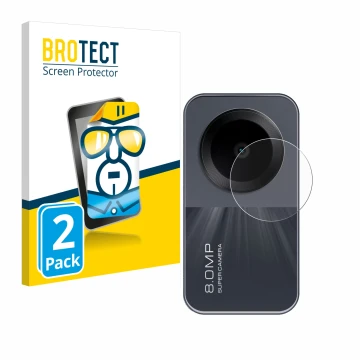 Vorderseite einer Produktverpackung mit dem Markenlogo BROTECT. Daneben ist das Gerät Xiaomi Redmi Pad SE (NUR Kamera) mit dem