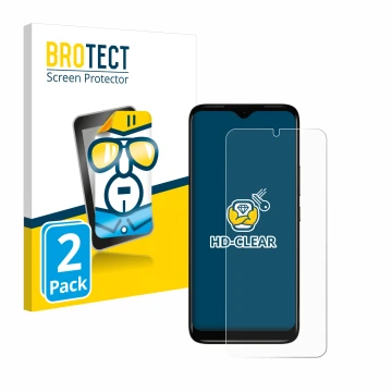 Vorderseite einer Produktverpackung mit dem Markenlogo BROTECT. Daneben ist das Gerät Nokia C12 mit dem zugehörigen Displaysch