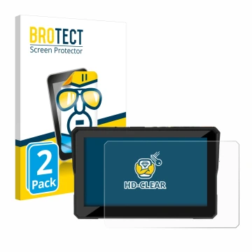 Vorderseite einer Produktverpackung mit dem Markenlogo BROTECT. Daneben ist das Gerät Carpuride W502 5
