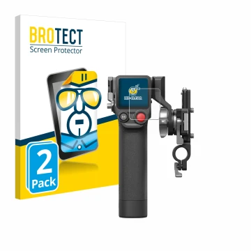 Vorderseite einer Produktverpackung mit dem Markenlogo BROTECT. Daneben ist das Gerät DJI Focus Pro- Grip mit dem zugehörigen 