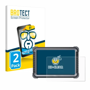 Vorderseite einer Produktverpackung mit dem Markenlogo BROTECT. Daneben ist das Gerät Topdon Phoenix Plus mit dem zugehörigen 