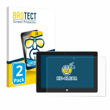 Vorderseite einer Produktverpackung mit dem Markenlogo BROTECT. Daneben ist das Gerät SZTPS Tablet 10.1