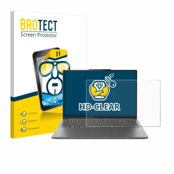 Vorderseite einer Produktverpackung mit dem Markenlogo BROTECT. Daneben ist das Gerät Lenovo Yoga Pro 9i Gen 9 16