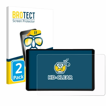 Vorderseite einer Produktverpackung mit dem Markenlogo BROTECT. Daneben ist das Gerät Joying Car Radio 8