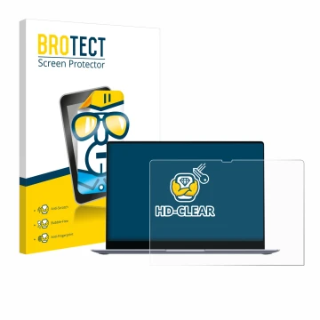 Vorderseite einer Produktverpackung mit dem Markenlogo BROTECT. Daneben ist das Gerät Samsung Galaxy Book4 Edge 16