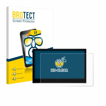 Vorderseite einer Produktverpackung mit dem Markenlogo BROTECT. Daneben ist das Gerät Wacom Movink 13 mit dem zugehörigen Disp