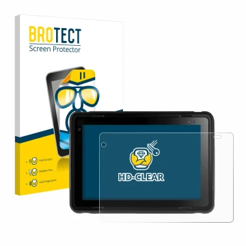 Vorderseite einer Produktverpackung mit dem Markenlogo BROTECT. Daneben ist das Gerät Texa Axone Voice mit dem zugehörigen Dis