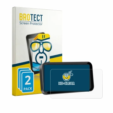 Vorderseite einer Produktverpackung mit dem Markenlogo BROTECT. Daneben ist das Gerät Carpuride W603 6.3