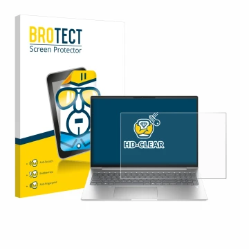 Vorderseite einer Produktverpackung mit dem Markenlogo BROTECT. Daneben ist das Gerät HP ProBook 460 G11 mit dem zugehörigen D