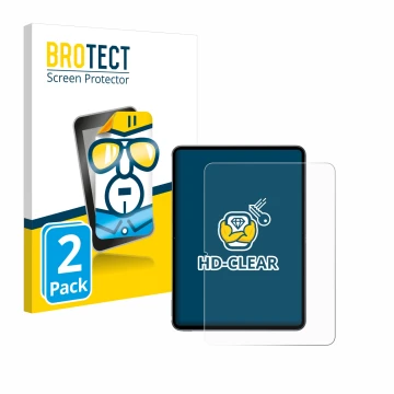 Vorderseite einer Produktverpackung mit dem Markenlogo BROTECT. Daneben ist das Gerät OnePlus Pad 2 (Hochformat) mit dem zugeh