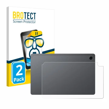 Vorderseite einer Produktverpackung mit dem Markenlogo BROTECT. Daneben ist das Gerät Alldocube iPlay 60 Mini Pro (Rückseite) 