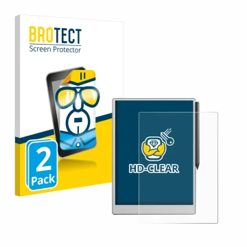 Vorderseite einer Produktverpackung mit dem Markenlogo BROTECT. Daneben ist das Gerät reMarkable Paper Pro mit dem zugehörigen