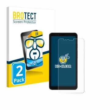 Vorderseite einer Produktverpackung mit dem Markenlogo BROTECT. Daneben ist das Gerät Bigme Hibreak E INK mit dem zugehörigen 
