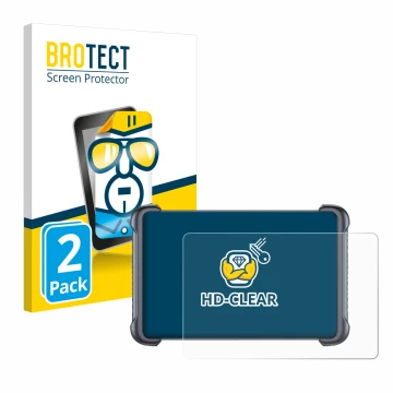 Vorderseite einer Produktverpackung mit dem Markenlogo BROTECT. Daneben ist das Gerät Thinkcar Thinkscan 689BT mit dem zugehör