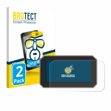 Vorderseite einer Produktverpackung mit dem Markenlogo BROTECT. Daneben ist das Gerät Suzuki V-Strom 800DE 2024 mit dem zugehö