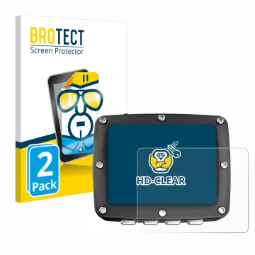 Vorderseite einer Produktverpackung mit dem Markenlogo BROTECT. Daneben ist das Gerät Ratio iX3M 2 Pro mit dem zugehörigen Dis