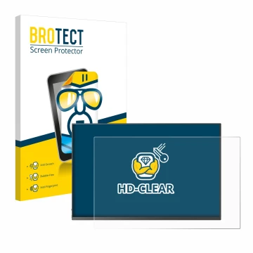 Vorderseite einer Produktverpackung mit dem Markenlogo BROTECT. Daneben ist das Gerät Uperfect UGame K118 18