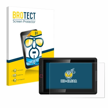 Vorderseite einer Produktverpackung mit dem Markenlogo BROTECT. Daneben ist das Gerät XP-Pen Artist 15.6 Pro V2 mit dem zugehö