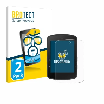 Vorderseite einer Produktverpackung mit dem Markenlogo BROTECT. Daneben ist das Gerät Bryton Rider S510 mit dem zugehörigen Di
