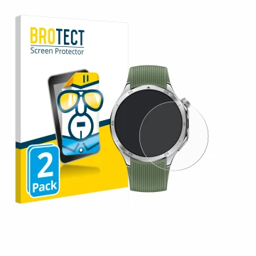 Vorderseite einer Produktverpackung mit dem Markenlogo BROTECT. Daneben ist das Gerät OnePlus Watch 3 mit dem zugehörigen Disp