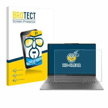 Vorderseite einer Produktverpackung mit dem Markenlogo BROTECT. Daneben ist das Gerät Lenovo Yoga 7 2-in-1 Gen 10 16