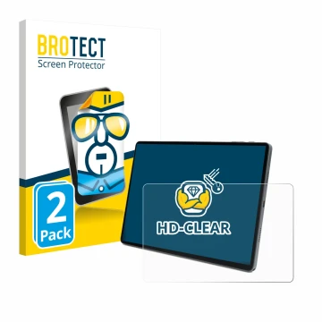 Vorderseite einer Produktverpackung mit dem Markenlogo BROTECT. Daneben ist das Gerät Terra Pad 1007 10.95