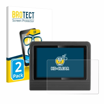 Vorderseite einer Produktverpackung mit dem Markenlogo BROTECT. Daneben ist das Gerät Launch X-431 V+ 5.0 Pro3S mit dem zugehö