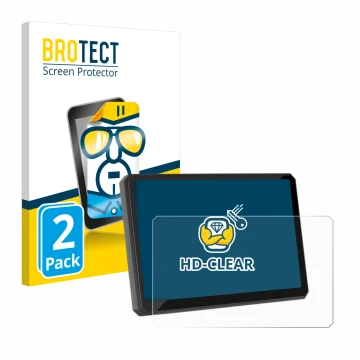 Vorderseite einer Produktverpackung mit dem Markenlogo BROTECT. Daneben ist das Gerät Carpuride W502BS 5