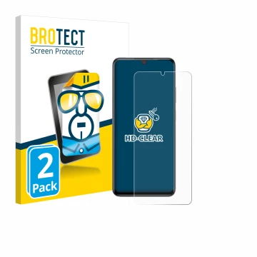 Vorderseite einer Produktverpackung mit dem Markenlogo BROTECT. Daneben ist das Gerät ZTE Blade V70 Max mit dem zugehörigen Di