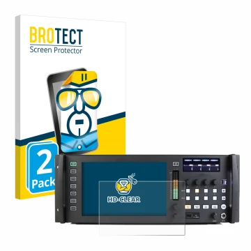 Vorderseite einer Produktverpackung mit dem Markenlogo BROTECT. Daneben ist das Gerät Behringer Wing Rack mit dem zugehörigen 