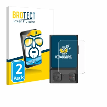 Vorderseite einer Produktverpackung mit dem Markenlogo BROTECT. Daneben ist das Gerät Hoverair Beacon mit dem zugehörigen Disp