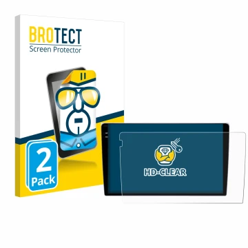 Vorderseite einer Produktverpackung mit dem Markenlogo BROTECT. Daneben ist das Gerät Teyes CC3 9