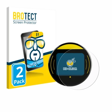 Vorderseite einer Produktverpackung mit dem Markenlogo BROTECT. Daneben ist das Gerät Nayax Onyx mit dem zugehörigen Displaysc