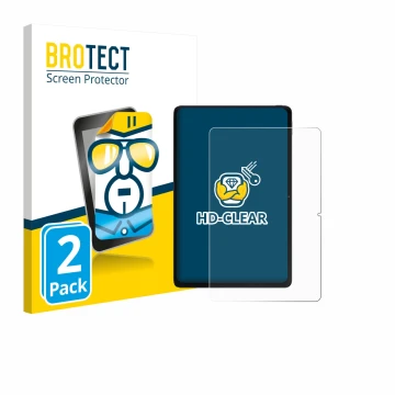 Vorderseite einer Produktverpackung mit dem Markenlogo BROTECT. Daneben ist das Gerät Xiaomi POCO Pad 12.1