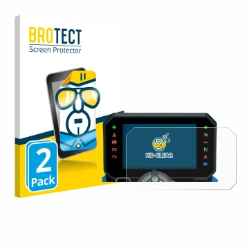 Vorderseite einer Produktverpackung mit dem Markenlogo BROTECT. Daneben ist das Gerät Suzuki GSX-8S 2025 mit dem zugehörigen D