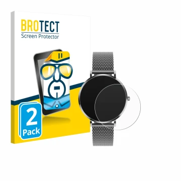 Vorderseite einer Produktverpackung mit dem Markenlogo BROTECT. Daneben ist das Gerät Pireware Amory 5 mit dem zugehörigen Dis