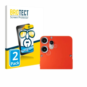 Vorderseite einer Produktverpackung mit dem Markenlogo BROTECT. Daneben ist das Gerät Nothing CMF Phone 2 Pro (NUR Kameraschut