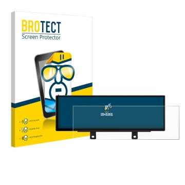 Vorderseite einer Produktverpackung mit dem Markenlogo BROTECT. Daneben ist das Gerät Xtrons QLB42THNBR mit dem zugehörigen Di