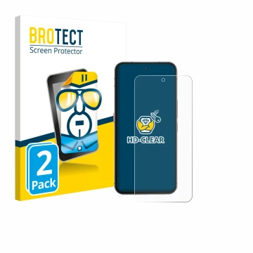 Vorderseite einer Produktverpackung mit dem Markenlogo BROTECT. Daneben ist das Gerät Oukitel WP200 Pro mit dem zugehörigen Di