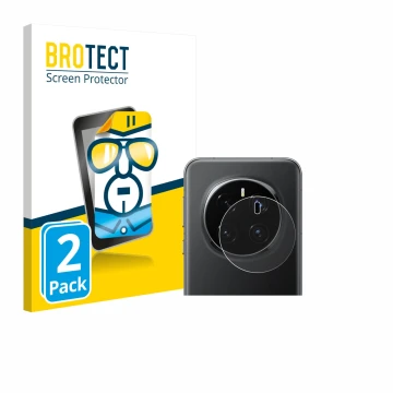 Vorderseite einer Produktverpackung mit dem Markenlogo BROTECT. Daneben ist das Gerät Honor Magic 7 Pro (NUR Kameraschutz) mit