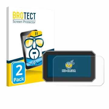 Vorderseite einer Produktverpackung mit dem Markenlogo BROTECT. Daneben ist das Gerät Honda Forza 2025 mit dem zugehörigen Dis