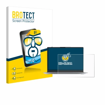 Vorderseite einer Produktverpackung mit dem Markenlogo BROTECT. Daneben ist das Gerät Lenovo ThinkBook 14 Gen 4+ mit dem zugeh