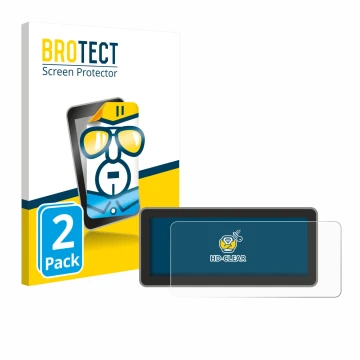 Vorderseite einer Produktverpackung mit dem Markenlogo BROTECT. Daneben ist das Gerät Vantrue Nexus 4 Pro mit dem zugehörigen 