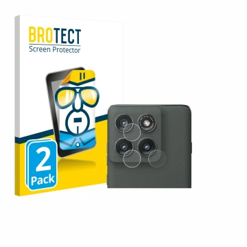 Vorderseite einer Produktverpackung mit dem Markenlogo BROTECT. Daneben ist das Gerät Motorola Edge (2025) (NUR Kameraschutz) 