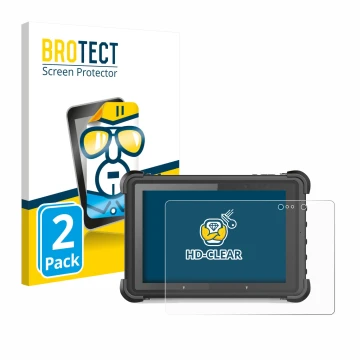 Vorderseite einer Produktverpackung mit dem Markenlogo BROTECT. Daneben ist das Gerät MSI ND52 mit dem zugehörigen Displayschu