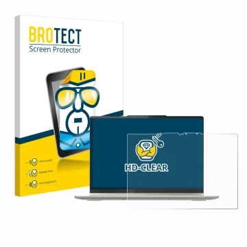 Vorderseite einer Produktverpackung mit dem Markenlogo BROTECT. Daneben ist das Gerät Lenovo Yoga 7 2-in-1 Gen 10 14