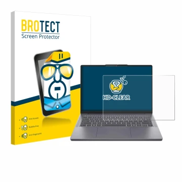 Vorderseite einer Produktverpackung mit dem Markenlogo BROTECT. Daneben ist das Gerät Lenovo IdeaPad Slim 3i Gen 10 14