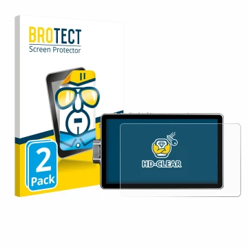 Vorderseite einer Produktverpackung mit dem Markenlogo BROTECT. Daneben ist das Gerät Viltrox DC-A1 2800 mit dem zugehörigen D