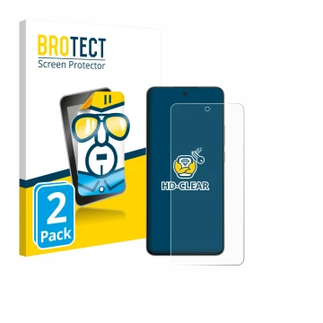 Vorderseite einer Produktverpackung mit dem Markenlogo BROTECT. Daneben ist das Gerät OnePlus Nord CE 5 mit dem zugehörigen Di