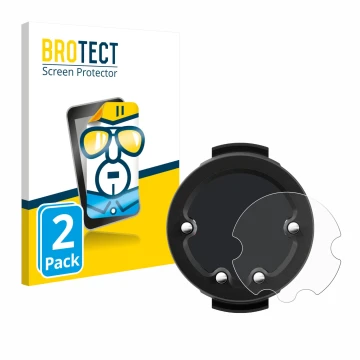 Vorderseite einer Produktverpackung mit dem Markenlogo BROTECT. Daneben ist das Gerät Suunto Zoop mit dem zugehörigen Displays